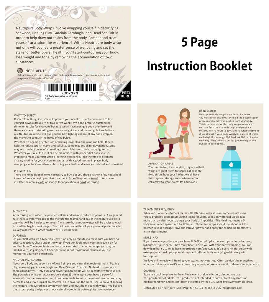 Wholesale DIY Slimming Body Wrap - neutripure